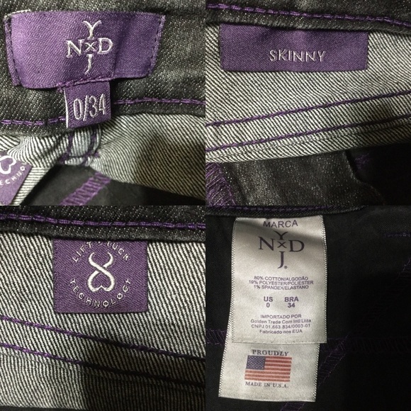 NYDJ Skinny High Waisted Jeans See Measurements - Picture 6 of 7